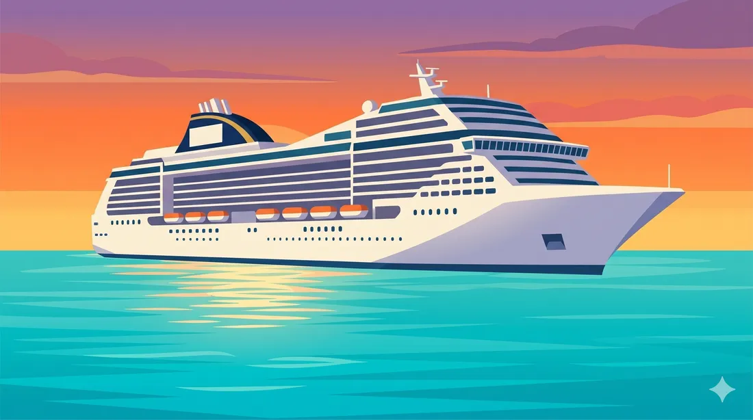 MSC Bellissima en el mar, uno de los barcos más modernos de MSC Cruceros